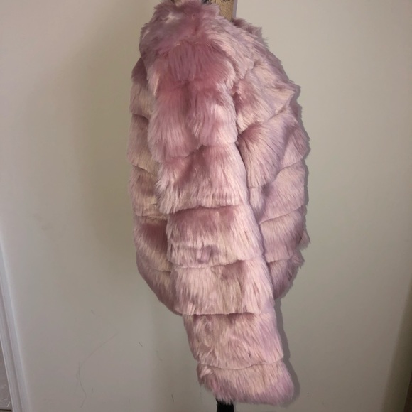 Pink Faux Fur Jacket - Picture 7 of 8